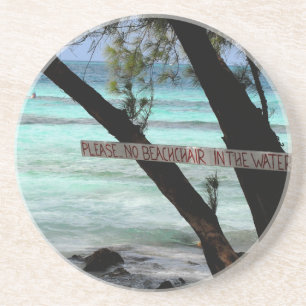 Dessous De Verre En Grès Transats Rum Point Grand Cayman