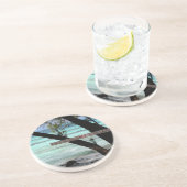 Dessous De Verre En Grès Transats Rum Point Grand Cayman (Côté)