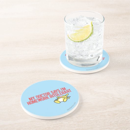 Dessous De Verre En Grès Travail Intollerant (Côté)