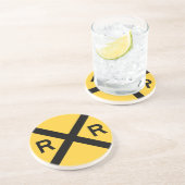 Dessous De Verre En Grès Traversée ferroviaire (Côté)