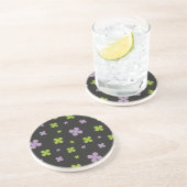 Dessous De Verre En Grès Trèfle (Côté)