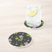 Dessous De Verre En Grès Trèfle (Côté)