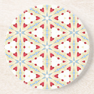 Dessous De Verre En Grès Triangle amoureux
