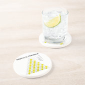 Dessous De Verre En Grès Triangle de Pascal (Côté)