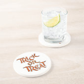 Dessous De Verre En Grès Trick Halloween ou Traiter les mots (Côté)