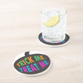 Dessous De Verre En Grès Trick Me Treat Me Multi-Couleur (Côté)