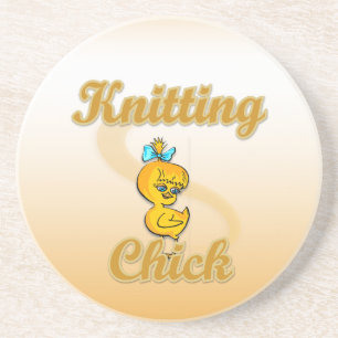 Dessous De Verre En Grès Tricot Chick
