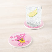 Dessous De Verre En Grès Tricot poussette #8 (Côté)