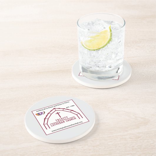 Dessous De Verre En Grès Trinity Lutheran Coaster (Côté)