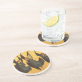 Dessous De Verre En Grès Trio d'anges de la Renaissance par Maître du Livre (Côté)