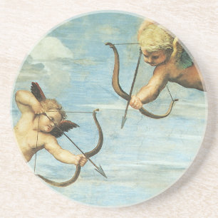 Dessous De Verre En Grès Triomphe de Galatea Angels détail par Raphael Sanz