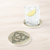 Dessous De Verre En Grès Triquetra naturel (Côté)