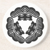 Dessous De Verre En Grès Trois pins (Devant)