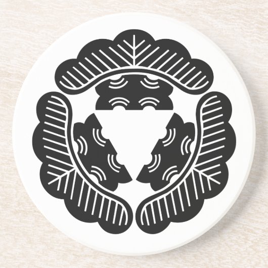 Dessous De Verre En Grès Trois pins (Devant)