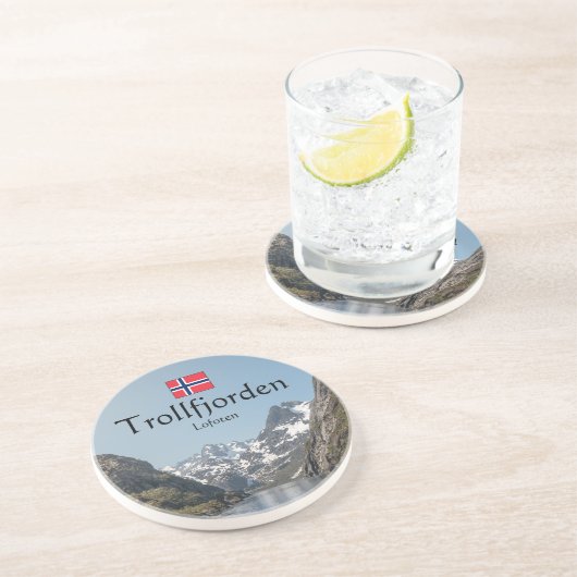 Dessous De Verre En Grès Trollfjord (Côté)