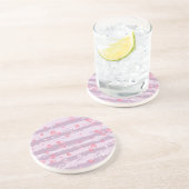 Dessous De Verre En Grès Trottoir en grès – Jardin papillon (Côté)