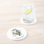 Dessous De Verre En Grès True Blue Kookaburra, custom (Côté)