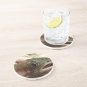 Dessous De Verre En Grès Truite en main (Côté)