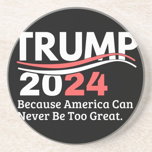 Dessous De Verre En Grès trump 2024 (Devant)