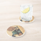 Dessous De Verre En Grès Tsukioka Yoshitoshi (Côté)