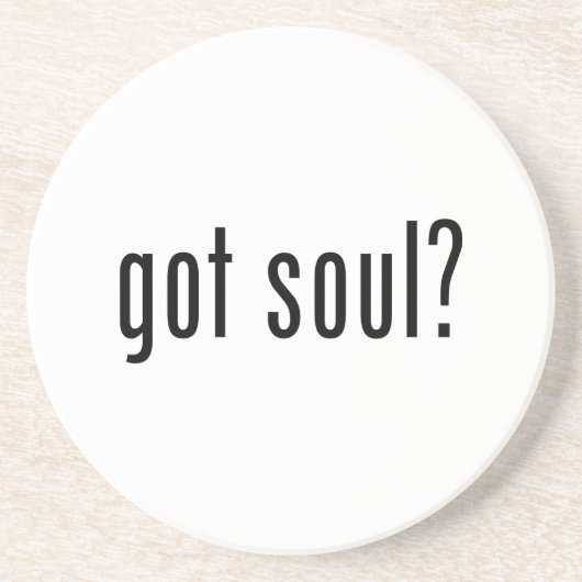 Dessous De Verre En Grès tu as une âme ? (Devant)