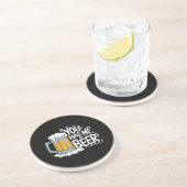 Dessous De Verre En Grès Tu M'As Eu À La Bière (Côté)