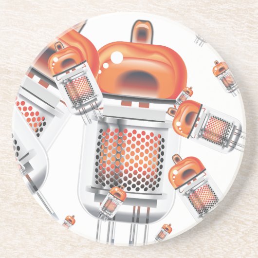 Dessous De Verre En Grès Tubes à rayons cathodiques (Devant)