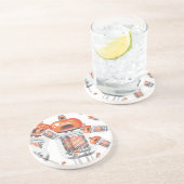 Dessous De Verre En Grès Tubes à rayons cathodiques (Côté)