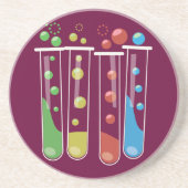 Dessous De Verre En Grès Tubes de test (Devant)