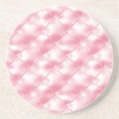 Dessous De Verre En Grès Tufts rose Fille (Devant)