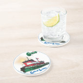 Dessous De Verre En Grès Tugboat Ohio (Côté)