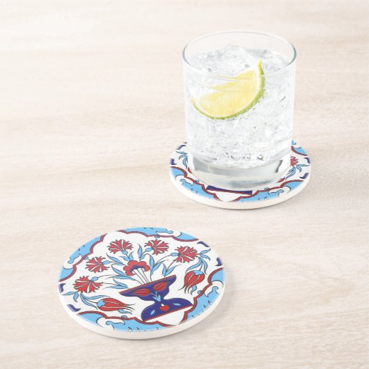 Dessous De Verre En Grès Tuile turque (Côté)