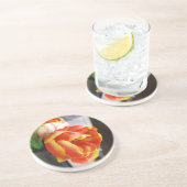 Dessous De Verre En Grès Tulipe de soie (Côté)