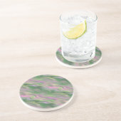 Dessous De Verre En Grès Tulipe rose Vide Texture (Côté)
