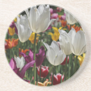 Dessous De Verre En Grès Tulipes