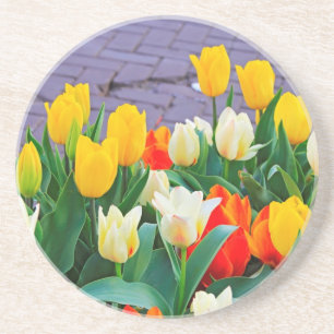 Dessous De Verre En Grès Tulipes