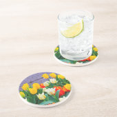 Dessous De Verre En Grès Tulipes (Côté)