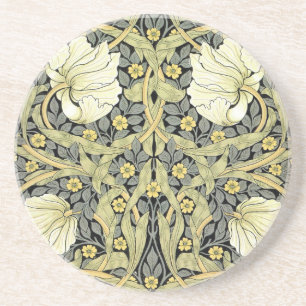 Dessous De Verre En Grès Tulipes Pimpernel Art Botanique de William Morris