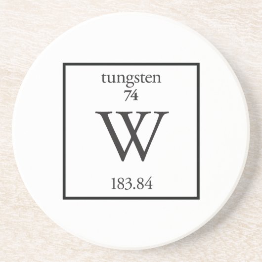 Dessous De Verre En Grès Tungstène (Devant)