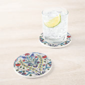 Dessous De Verre En Grès Turquie ottomane vieil carreau arabesque (Côté)