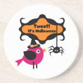 Dessous De Verre En Grès Tweet T-shirts et cadeaux Halloween (Devant)