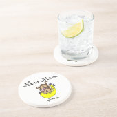 Dessous De Verre En Grès Twin Boy et GIrl Nouveau cadeau maman (Côté)