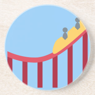 Dessous De Verre En Grès Twitter Emoji - Roller coaster