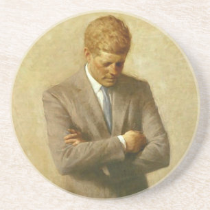 Dessous De Verre En Grès U.S. Le Président John F. Kennedy par Aaron