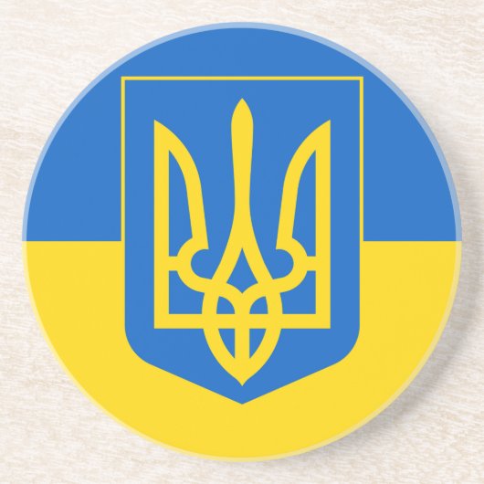 Dessous De Verre En Grès Ukraine (Devant)