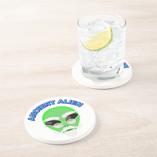 Dessous De Verre En Grès Un Alien ancien (Côté)