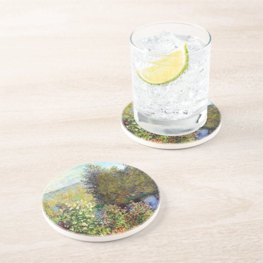 Dessous De Verre En Grès Un coin du jardin à Montgeron (Côté)