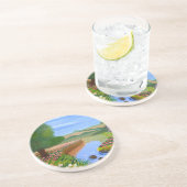 Dessous De Verre En Grès Un flux de printemps (Côté)