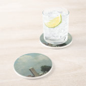 Dessous De Verre En Grès Un paysage agricole rural (Côté)