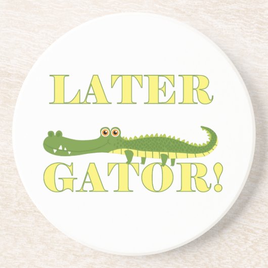 Dessous De Verre En Grès Un plus défunt alligator (Devant)